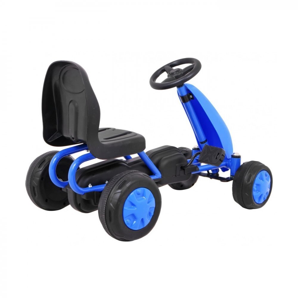 Ramiz Kart cu pedale si transmisie cu lant Go-kart Blue