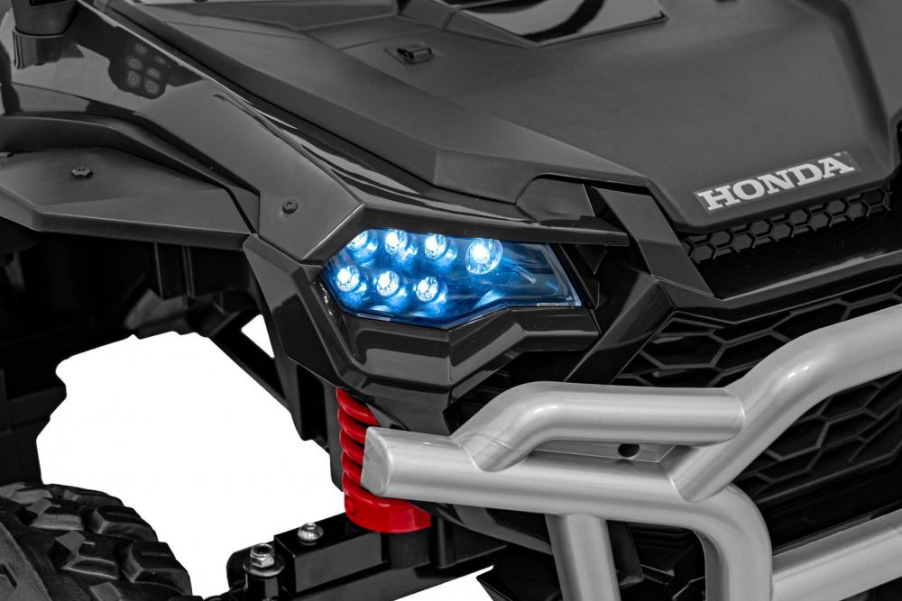 Ramiz Masinuta electrica 4x4 pentru copii Honda Black motor 4 x 120W baterie 24V9Ah cu telecomanda 2.4G 2 viteze panou audio lumini led amortizoare