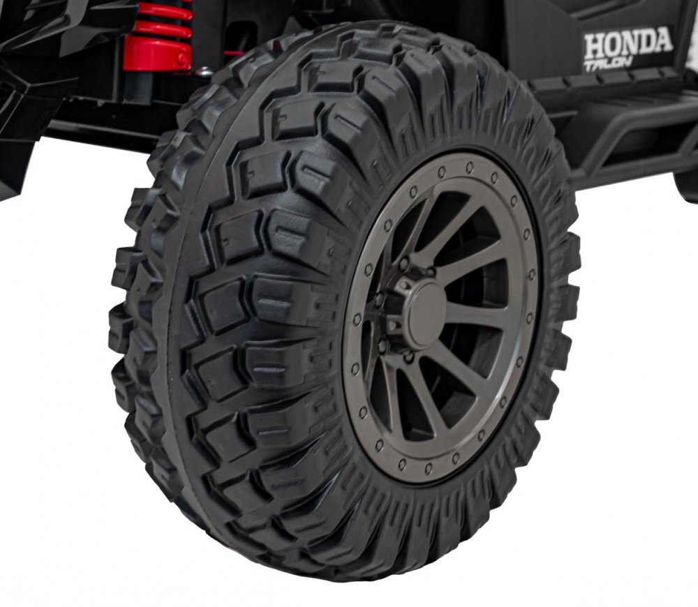 Ramiz Masinuta electrica 4x4 pentru copii Honda Black motor 4 x 120W baterie 24V9Ah cu telecomanda 2.4G 2 viteze panou audio lumini led amortizoare
