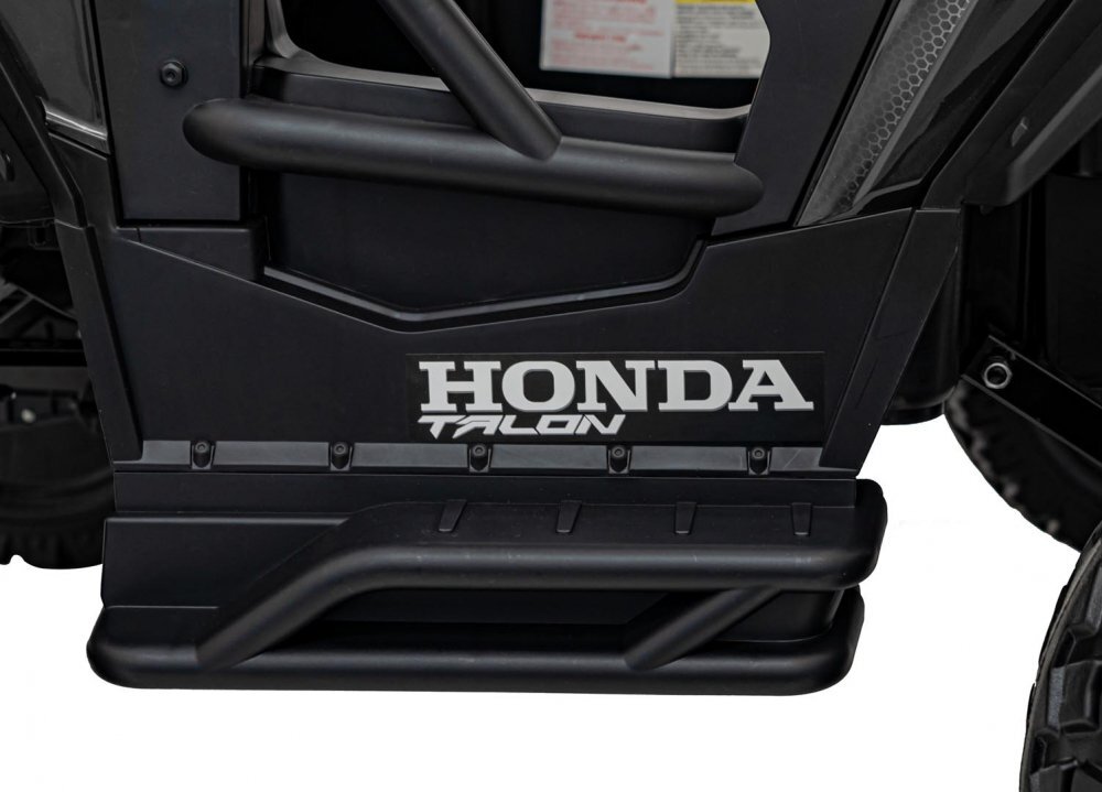 Ramiz Masinuta electrica 4x4 pentru copii Honda Black motor 4 x 120W baterie 24V9Ah cu telecomanda 2.4G 2 viteze panou audio lumini led amortizoare