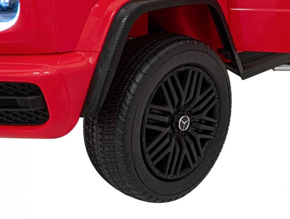 Ramiz Masinuta electrica 4x4 pentru copii Mercedes Benz G63 AMG XXL motor 4 x 200W baterie 24V7Ah panou audio buton de pornire slow start dimenesiune 159 x 97 x 81 cm