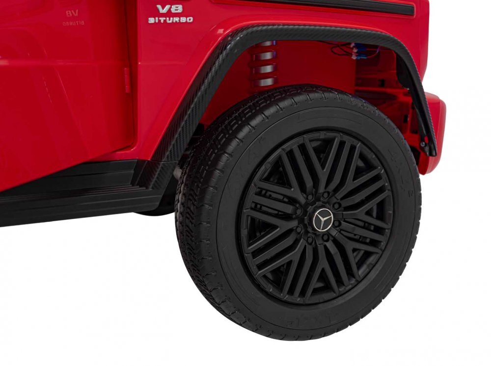 Ramiz Masinuta electrica 4x4 pentru copii Mercedes Benz G63 AMG XXL motor 4 x 200W baterie 24V7Ah panou audio buton de pornire slow start dimenesiune 159 x 97 x 81 cm