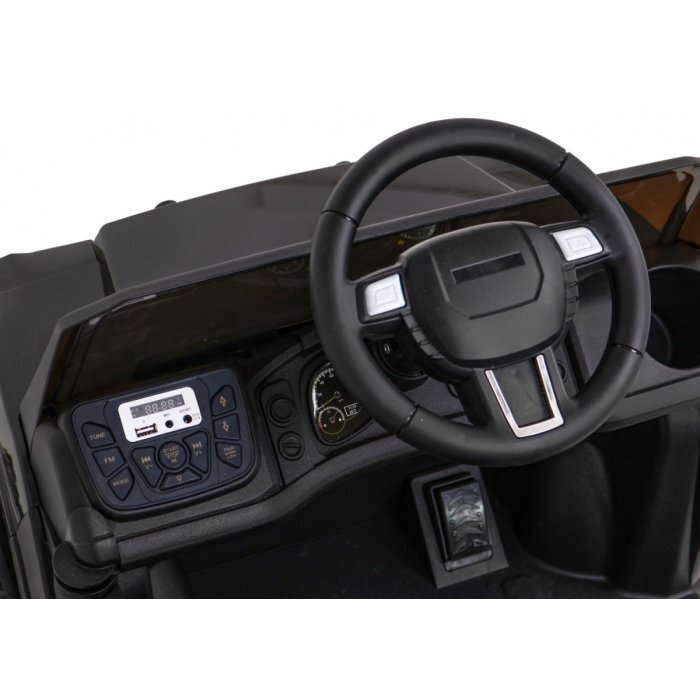 Ramiz Masinuta electrica pentru copii Farmer Pick-Up Verde 70W cu telecomanda scaun tapitat roti Eva deschidere usi telecomanda si lumini