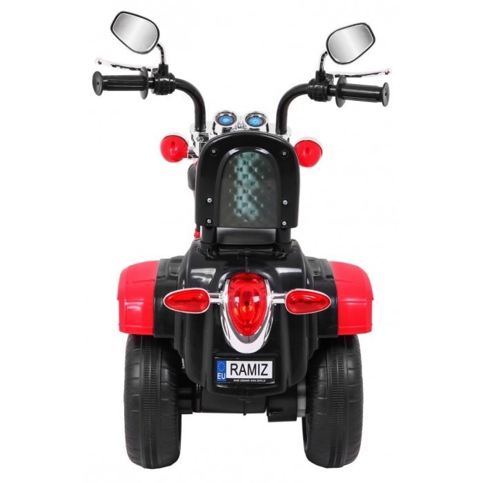 Ramiz Motocicleta electrica pentru copii Chopper NightBike rosu TR1501 cu lumini si panou audio 92x34x63 cm