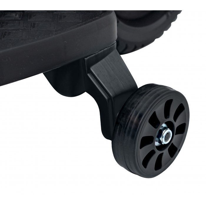Ramiz Motocicleta electrica pentru copii Future QLS-805 cu 2 roti ajutatoare negru 25w cu luminis i panou audio 88x46x56 cm