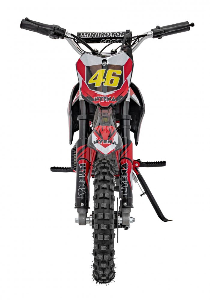 Ramiz Motocicleta electrica pentru copii Renegade 50R Red motor puternic de 500W viteza maxima 24 kmh baterie reincarcabila 36V9Ah suspensie transmisia pe lant anvelope gonflabile