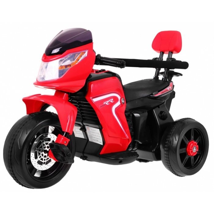Ramiz Motocicleta electrica pentru copii rosu 20W cu lumini panou audio si maner parental
