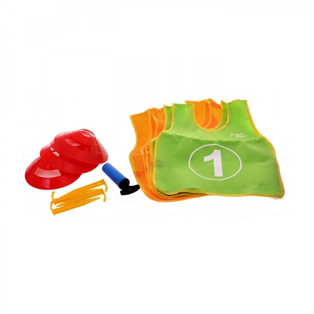 Ramiz Set Poarta si minge de fotbal pentru copii cu accesorii King Sport