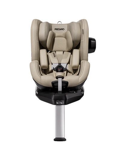 RECARO Scaun auto cu baza isofix Toron 1 Elegant Beige R129 EU 0-4 ani cu inclinatie 170 grade si rotire 360 grade