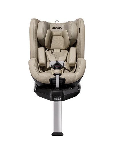 RECARO Scaun auto cu baza isofix Toron 1 Elegant Beige R129 EU 0-4 ani cu inclinatie 170 grade si rotire 360 grade