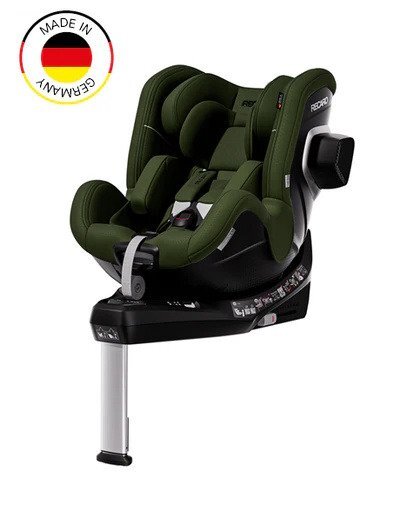 RECARO Scaun auto cu baza isofix Toron 1 Epic Green R129 EU 0-4 ani cu inclinatie 170 grade si rotire 360 grade