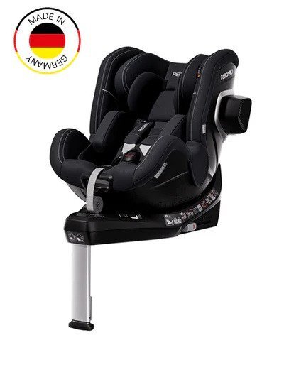 RECARO Scaun auto cu baza isofix Toron 1 Fresh Black R129 EU 0-4 ani cu inclinatie 170 grade si rotire 360 grade
