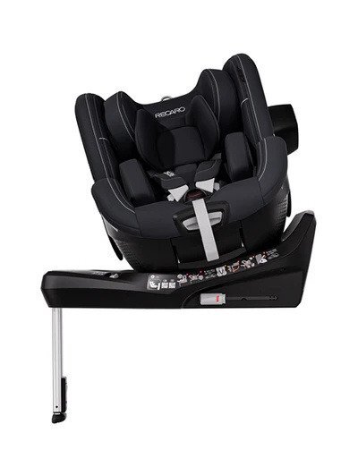 RECARO Scaun auto cu baza isofix Toron 1 Fresh Black R129 EU 0-4 ani cu inclinatie 170 grade si rotire 360 grade