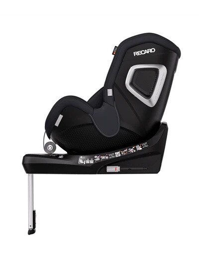 RECARO Scaun auto cu baza isofix Toron 1 Fresh Black R129 EU 0-4 ani cu inclinatie 170 grade si rotire 360 grade