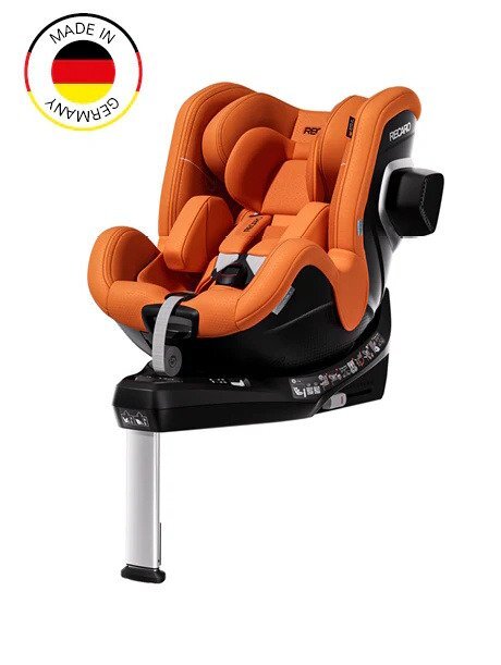RECARO Scaun auto cu baza isofix Toron 1 Vibrant Orange R129 EU 0-4 ani cu inclinatie 170 grade si rotire 360 grade