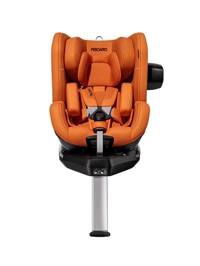 RECARO Scaun auto cu baza isofix Toron 1 Vibrant Orange R129 EU 0-4 ani cu inclinatie 170 grade si rotire 360 grade