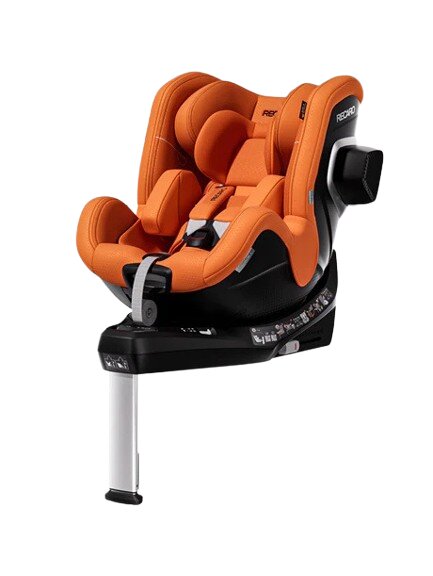 RECARO Scaun auto cu baza isofix Toron 1 Vibrant Orange R129 EU 0-4 ani cu inclinatie 170 grade si rotire 360 grade