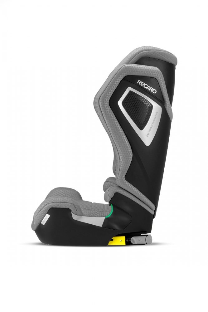 RECARO Scaun Auto cu Isofix Axion 1 Happy Grey I-size testat ADAC cu husa detasabila sistem SPS spatar reglabil