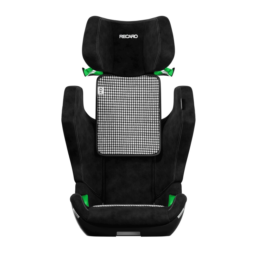 RECARO Scaun auto cu isofix Axion 1 Pepita I-size testat ADAC cu husa detasabila sistem SPS 3-12 ani
