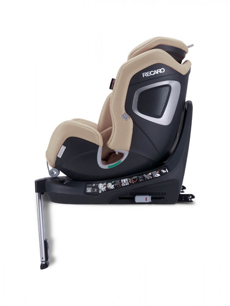 RECARO Scaun auto cu Isofix Xenon 1 Elegant Beige I-size cu husa detasabila sistem SPS 0-21 kg 0-7 ani