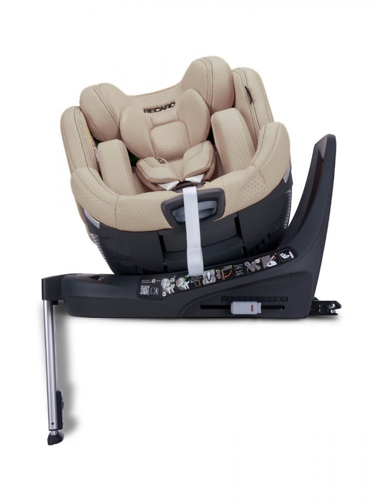 RECARO Scaun auto cu Isofix Xenon 1 Elegant Beige I-size cu husa detasabila sistem SPS 0-21 kg 0-7 ani