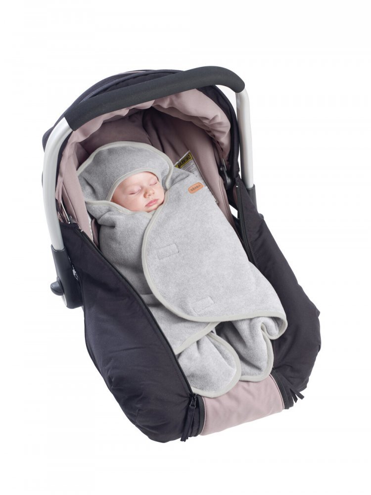 Red Castle Paturica de infasat BabyNomade 0-6 luni Heather Grey