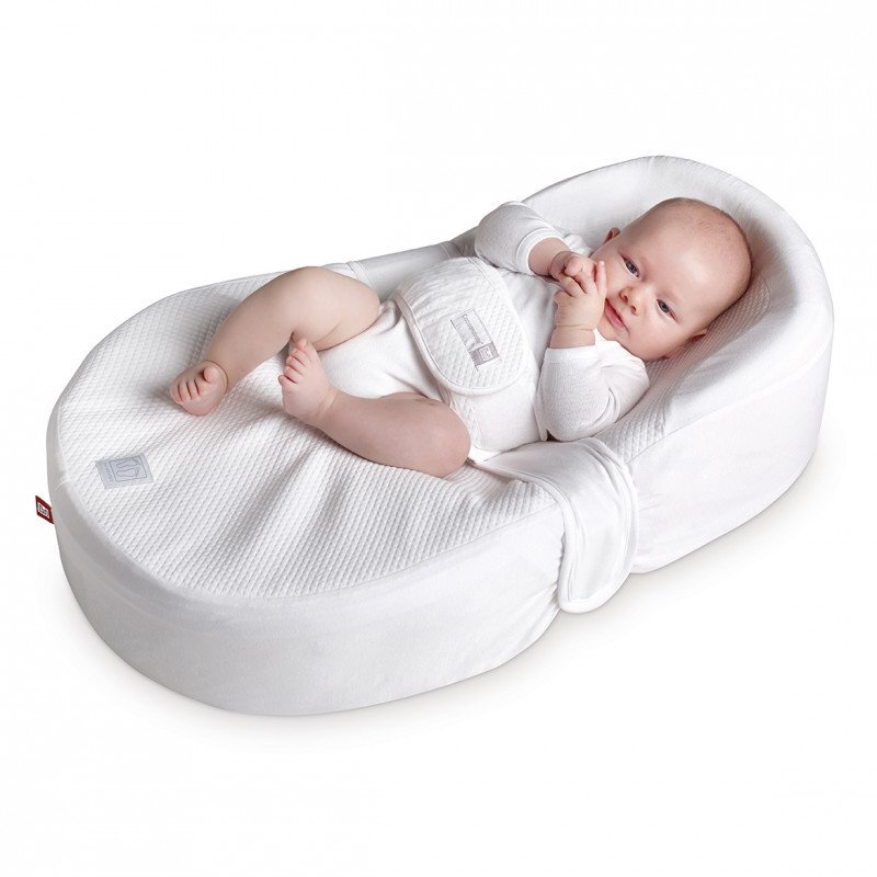 Red Castle Saltea fiziologica bebelusi Cocoonababy alb
