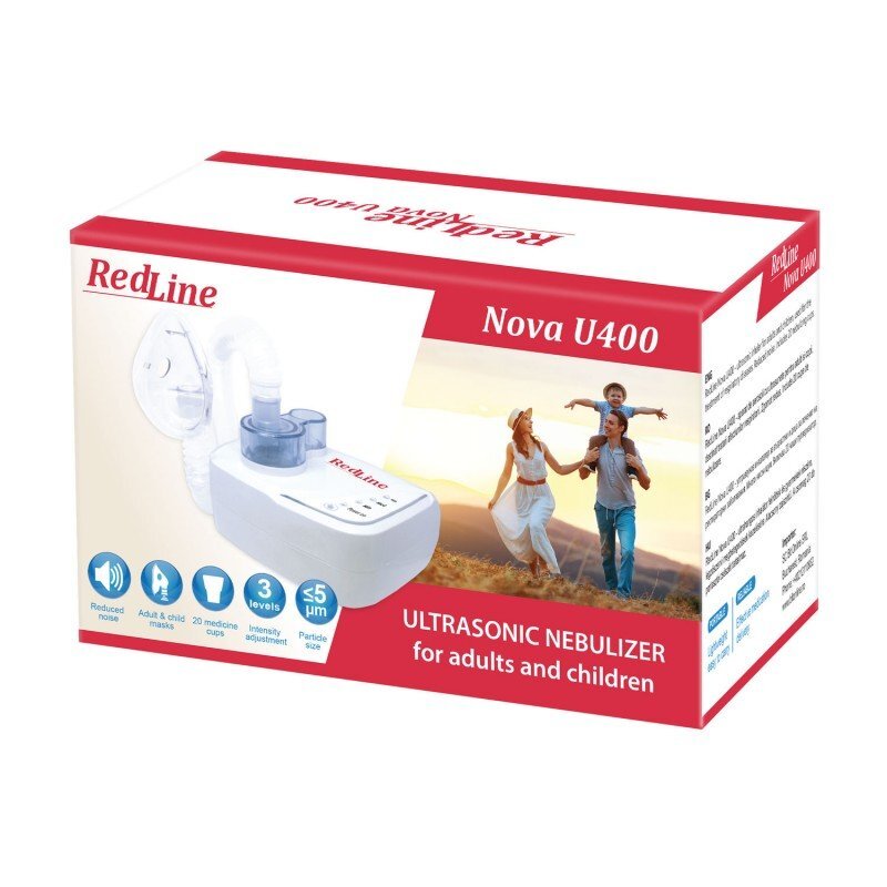 Redline Aparat aerosoli cu ultrasunete Nova U400 3 moduri de nebulizare pentru adulti si copii