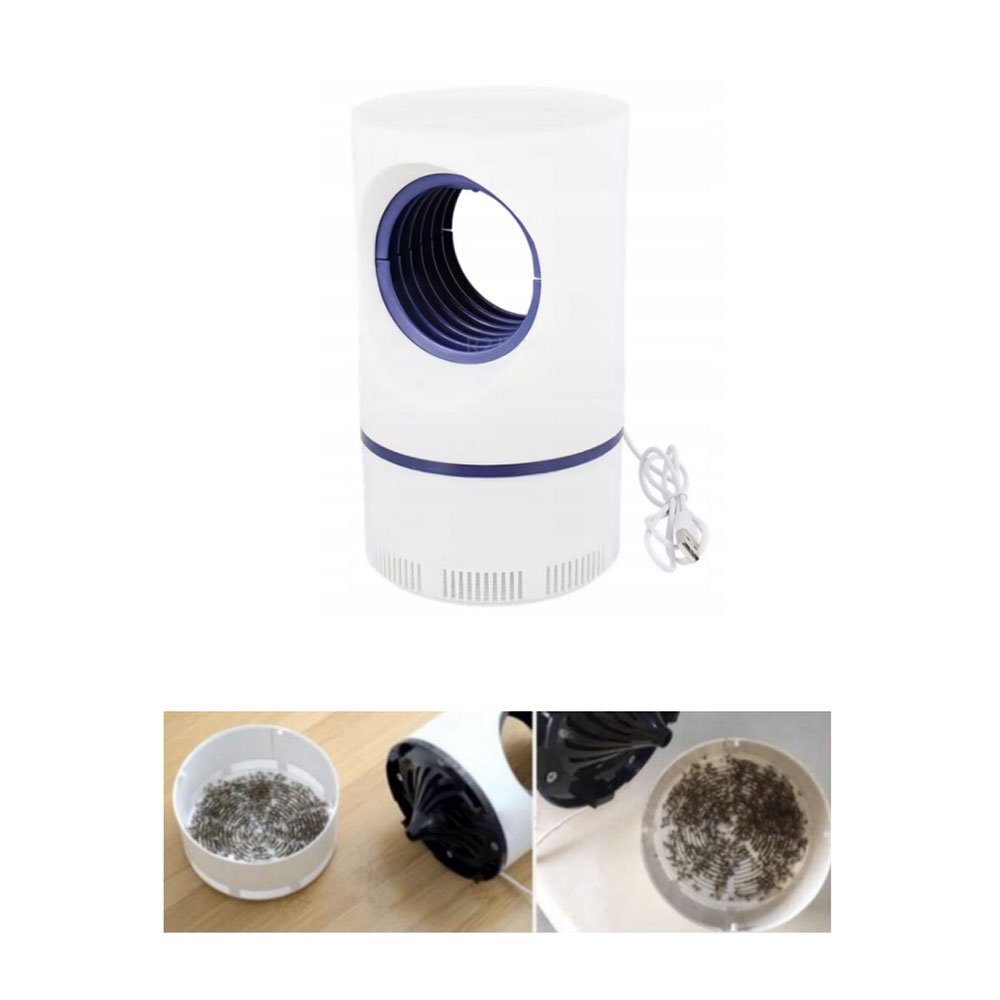 Redline Lampa anti-insecte UV electrica capcana tantari si muste ventilator integrat silentioasa interior alimentare USB 13x13x22.5 cm