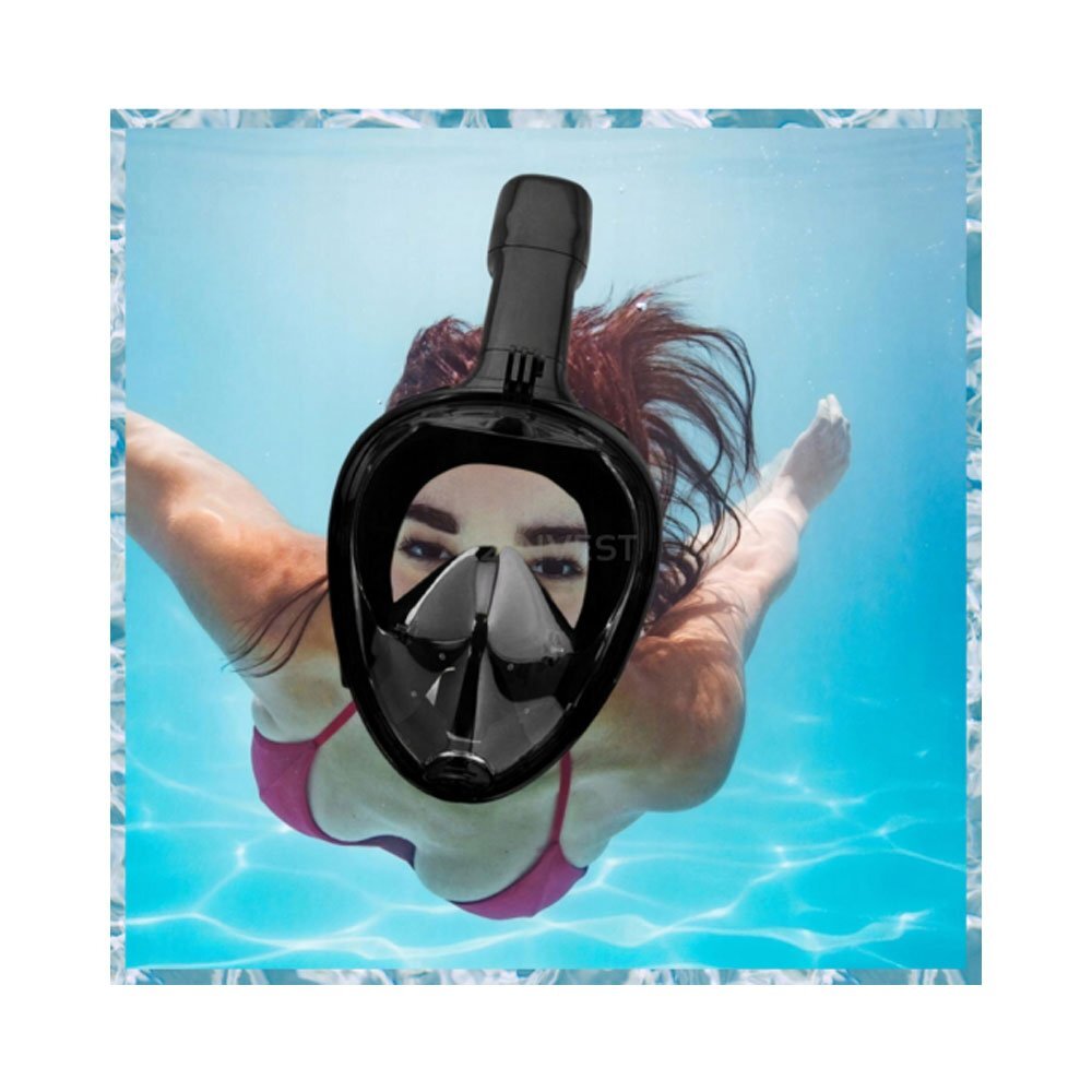 Redline Set snorkeling masca full face tub de respiratie sac de depozitare dopuri pentru urechi garnitura suplimentara suport pentru camera GoPro pliabila