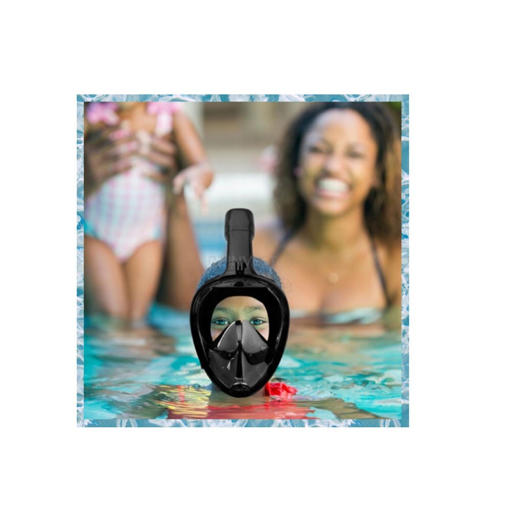 Redline Set snorkeling masca full face tub de respiratie sac de depozitare dopuri pentru urechi garnitura suplimentara suport pentru camera GoPro pliabila