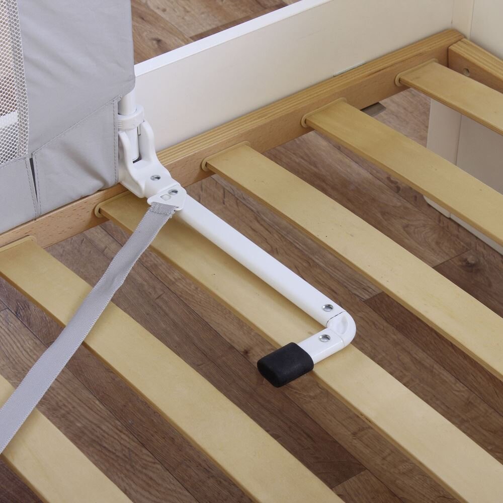 REER Bariera mobila de protectie pat pentru bebelusi ByMySide XL 150 cm