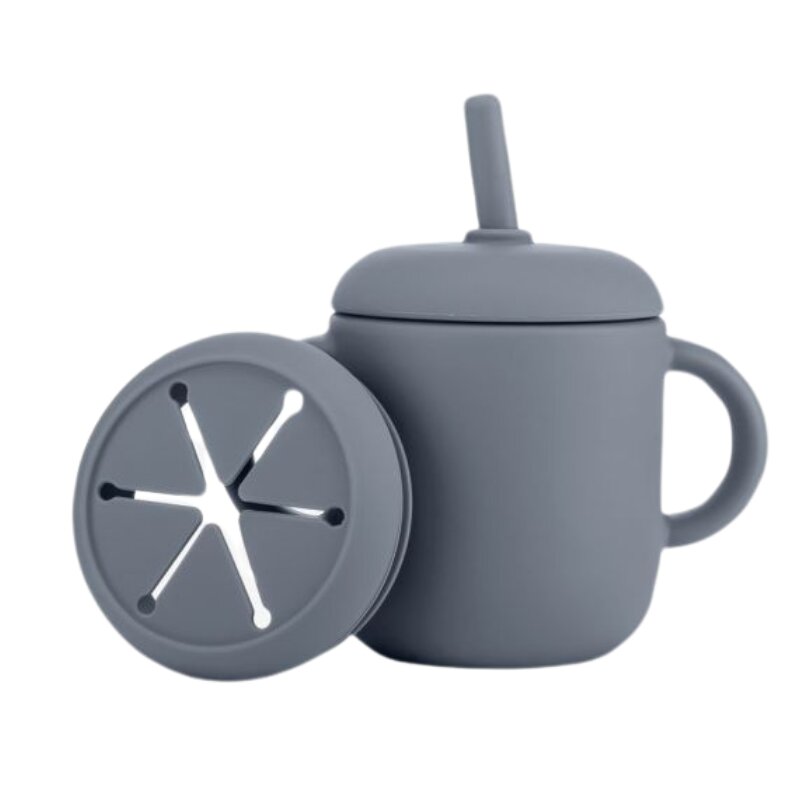 REER Cana din silicon 2 in 1 Gri