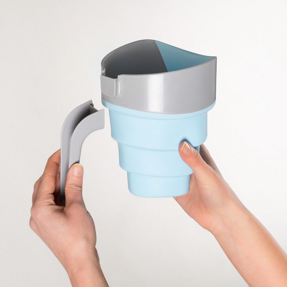 REER Cana pliabila pentru clatit si spalat parul bebelusului MyHappyBath Cup fara BPA 0+ luni