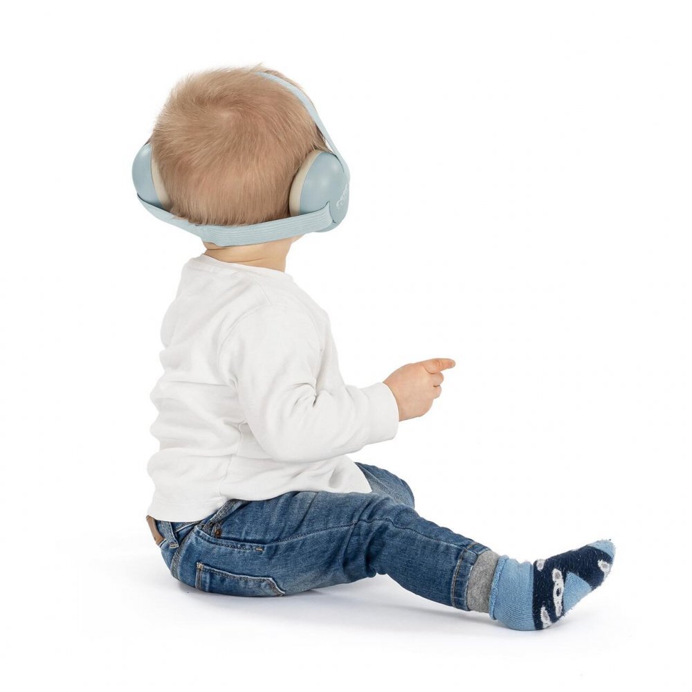 REER Casti antifonice pentru bebelusi 12+ luni albastru SilentGuard Baby 53283