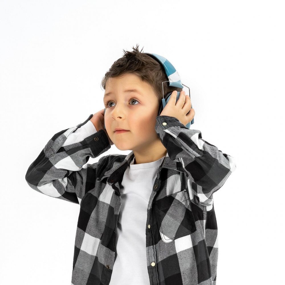 REER Casti antifonice pentru copii SNR 27 SilentGuard Kids albastru