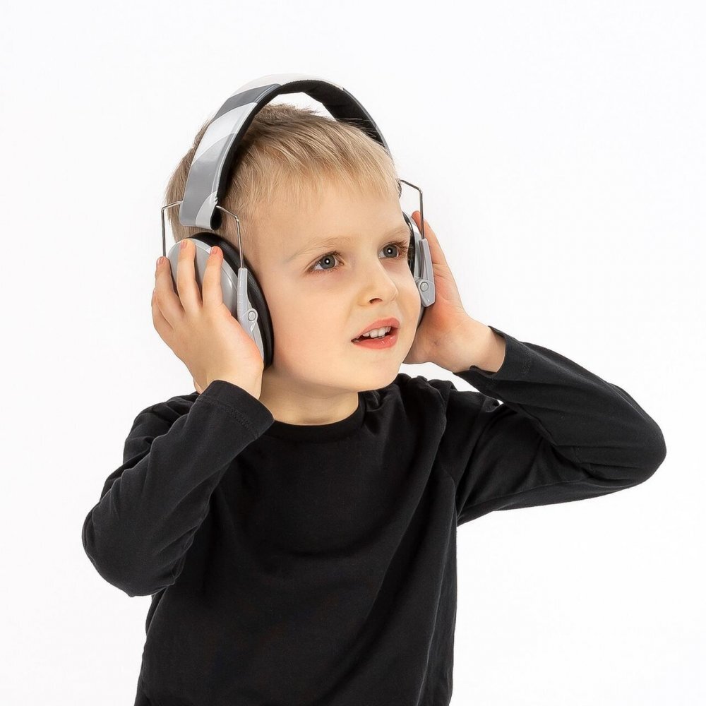 REER Casti antifonice pentru copii SNR 27 SilentGuard Kids gri