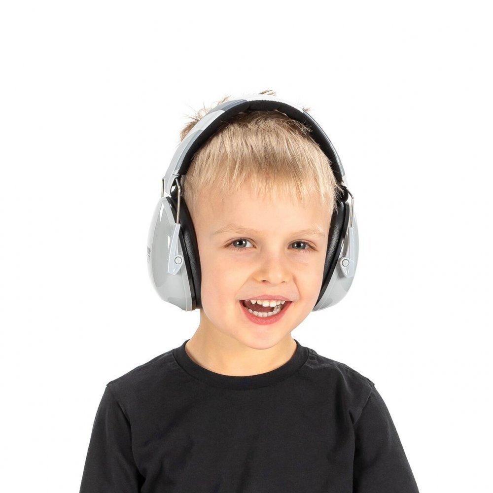 REER Casti antifonice pentru copii SNR 27 SilentGuard Kids gri