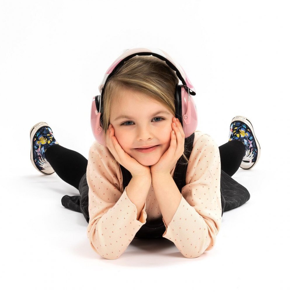 REER Casti antifonice pentru copii SNR 27 SilentGuard Kids roz