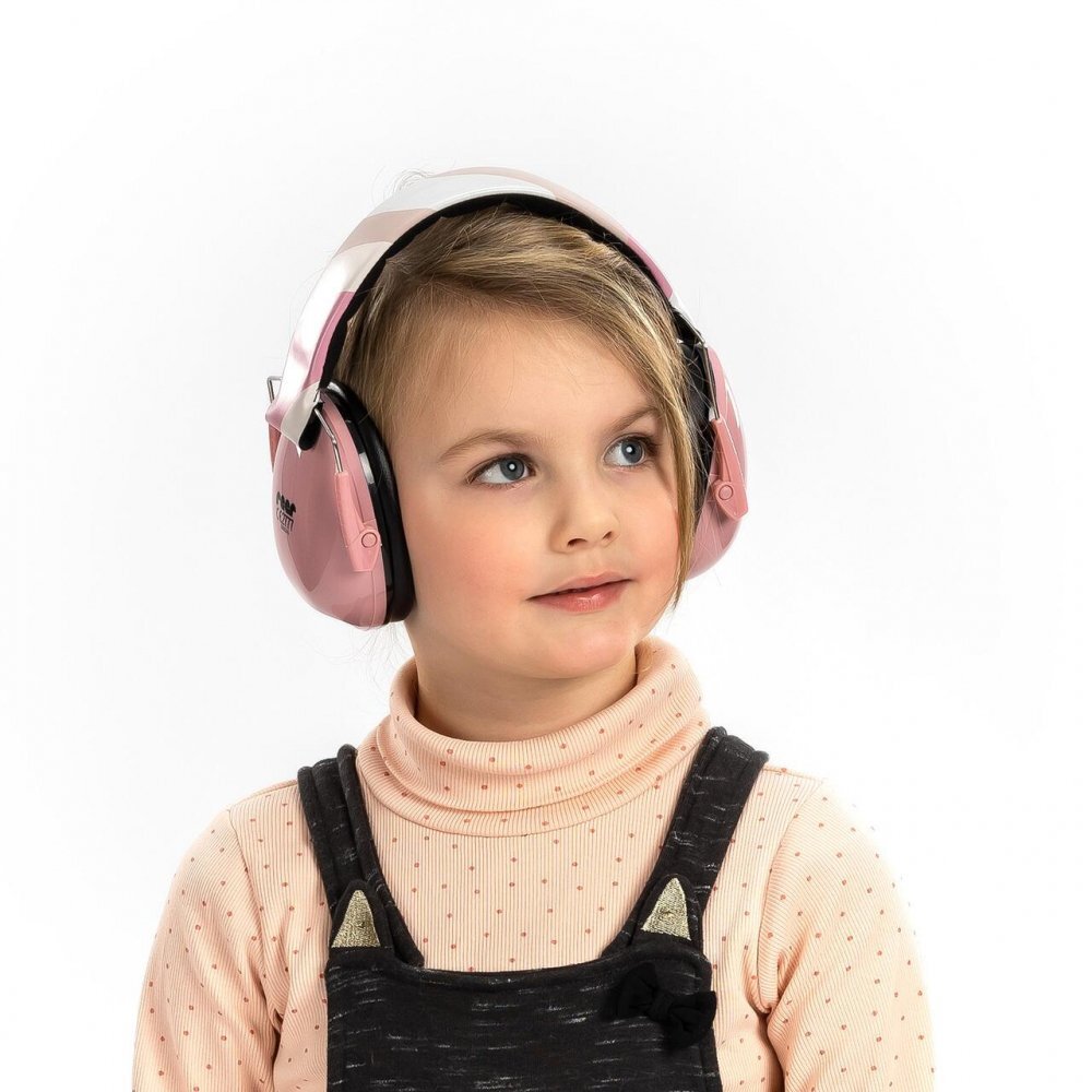 REER Casti antifonice pentru copii SNR 27 SilentGuard Kids roz