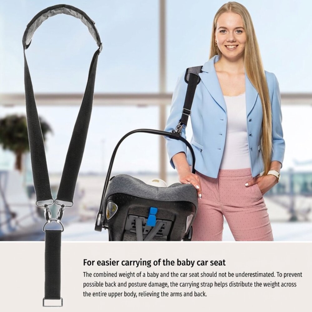 REER Curea de transport pentru scoica auto ClipGo Carry