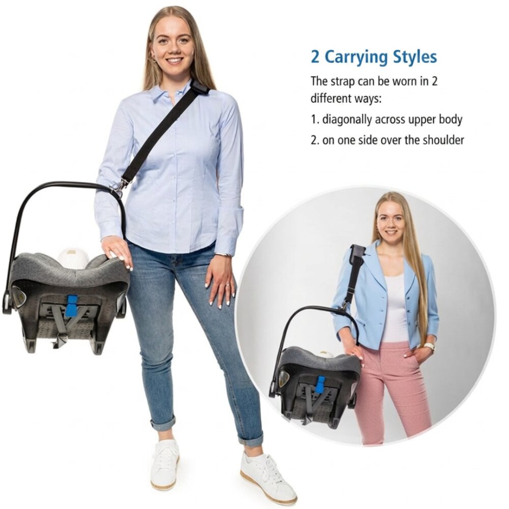 REER Curea de transport pentru scoica auto ClipGo Carry