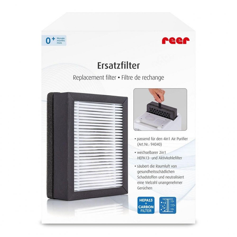 REER Filtru Hepa combinat cu carbune activ pentru purificator 94050