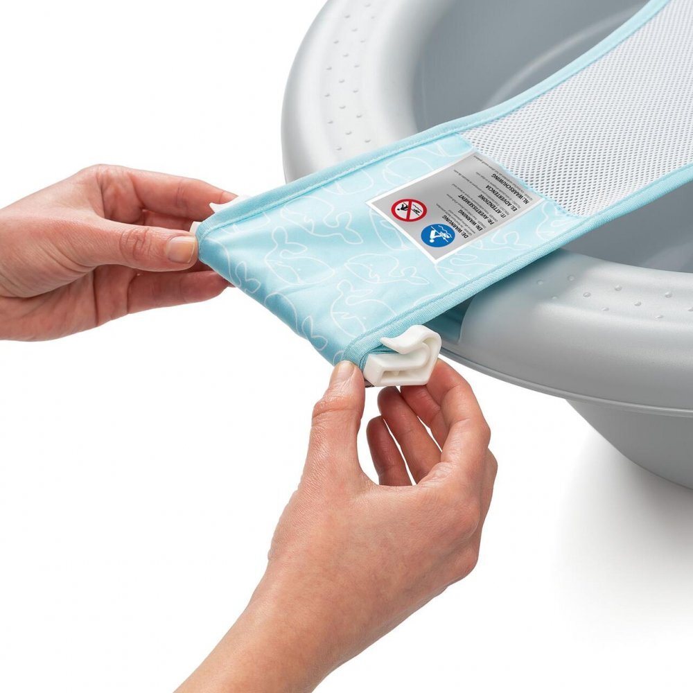 REER Hamac de baie pentru cadita bebelusului MyHappyBath Sling reglabil