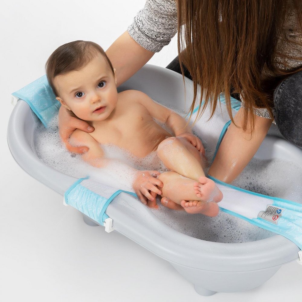 REER Hamac de baie pentru cadita bebelusului MyHappyBath Sling reglabil