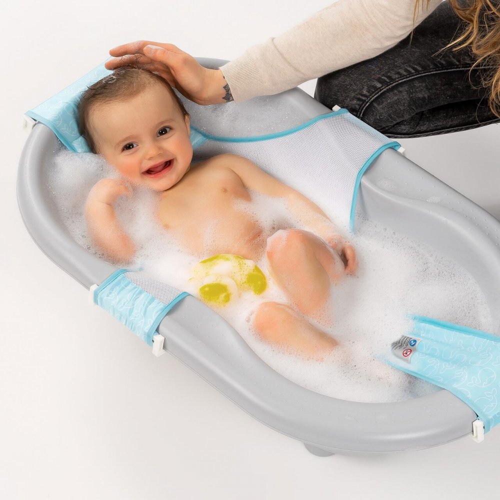 REER Hamac de baie pentru cadita bebelusului MyHappyBath Sling reglabil