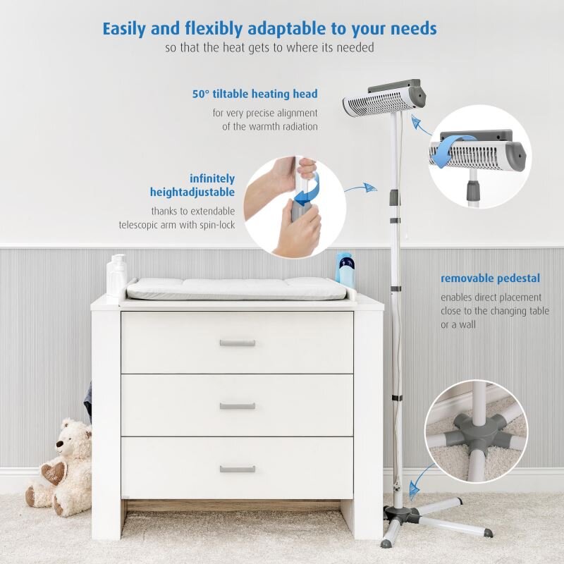 REER Incalzitor pentru masa de infasat bebelusul EasyHeat Flex