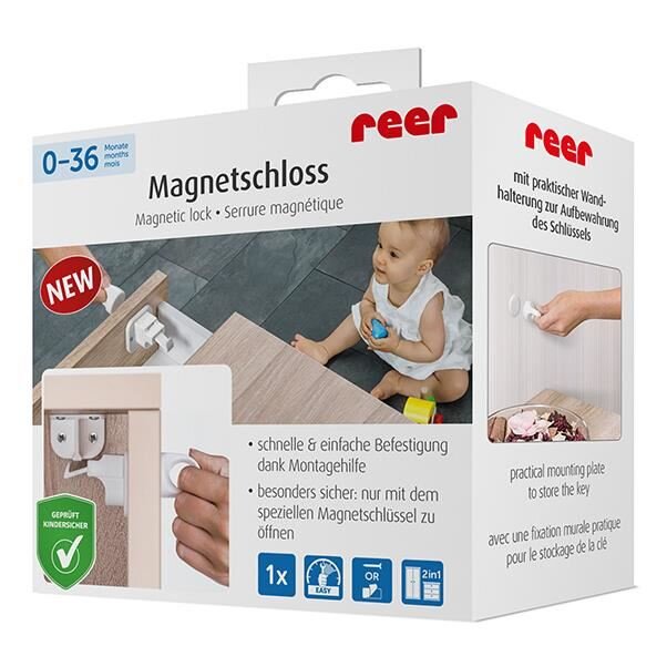 REER Incuietoare magnetica pentru sertare si usi de dulapuri 51030