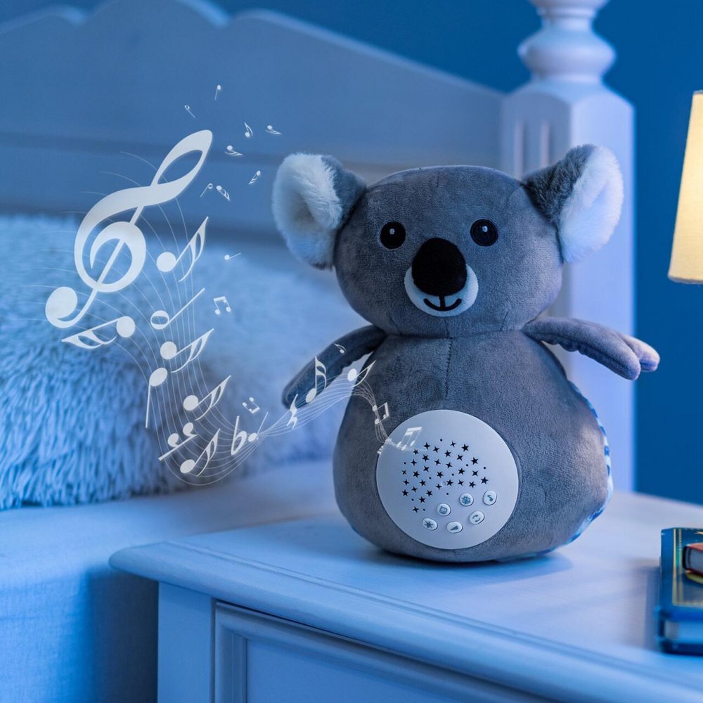 REER Jucarie din plus Koko Koala lampa de veghe si proiector de stele cu muzica