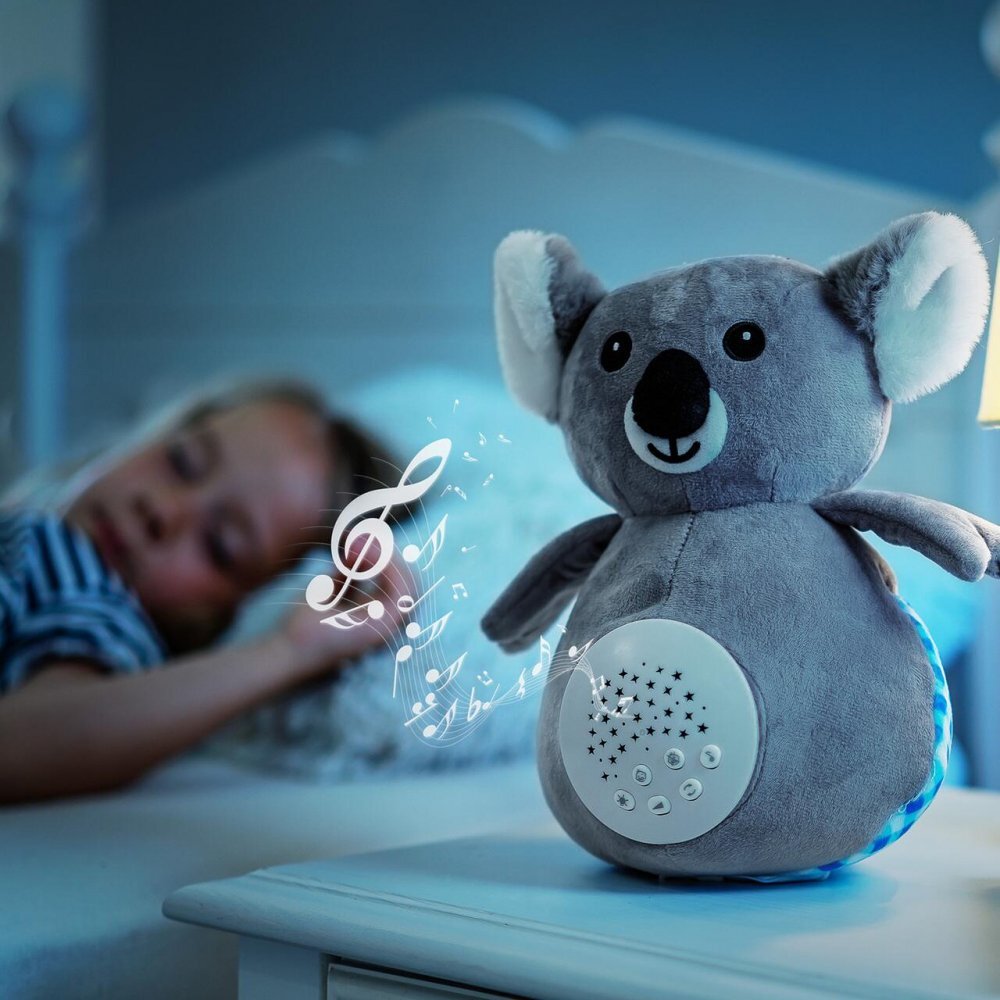 REER Jucarie din plus Koko Koala lampa de veghe si proiector de stele cu muzica